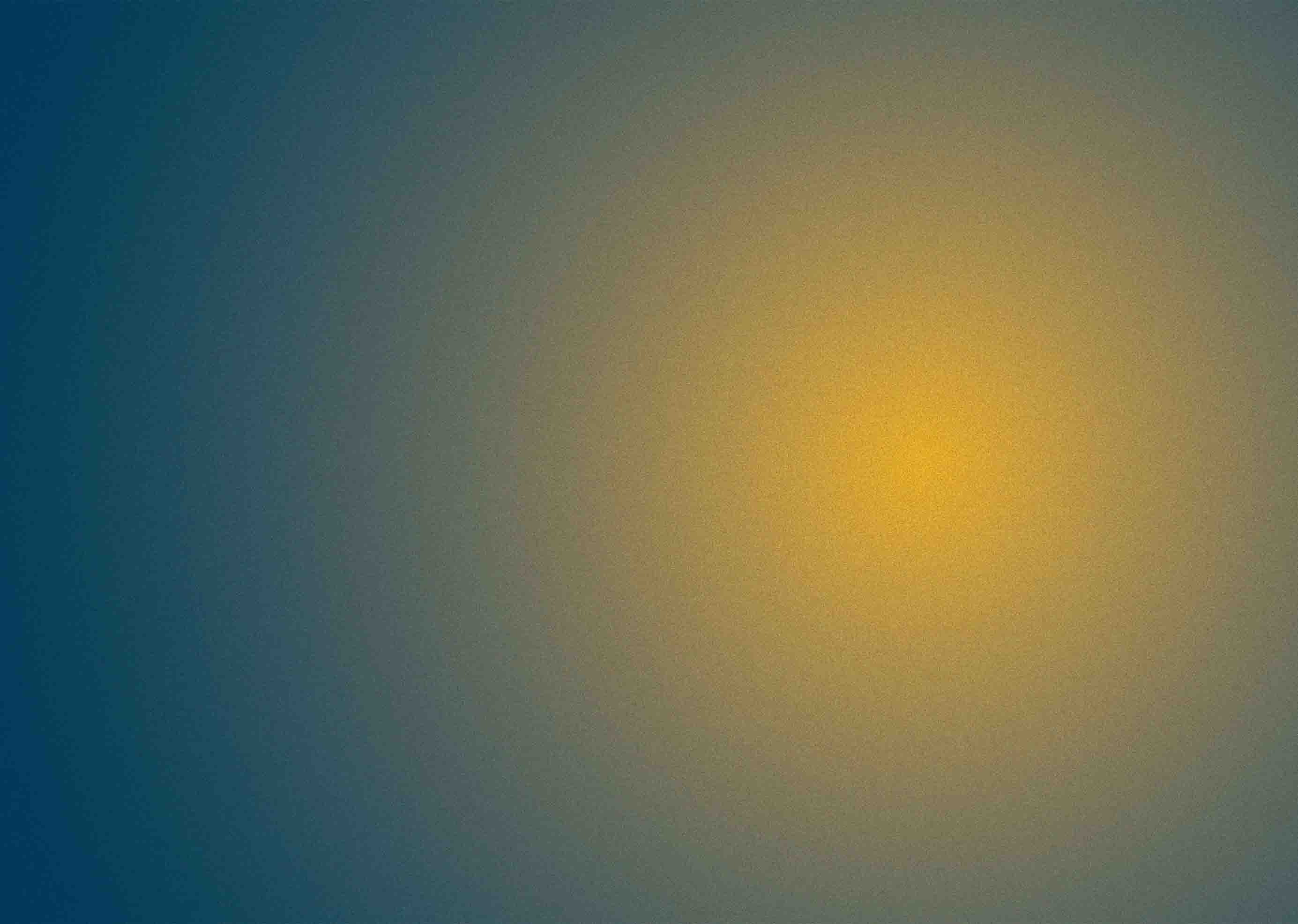 A radial graident of yellow to blue