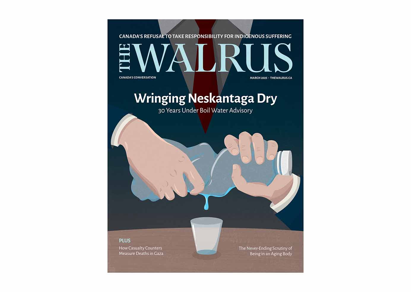 Flat design of The Walrus cover