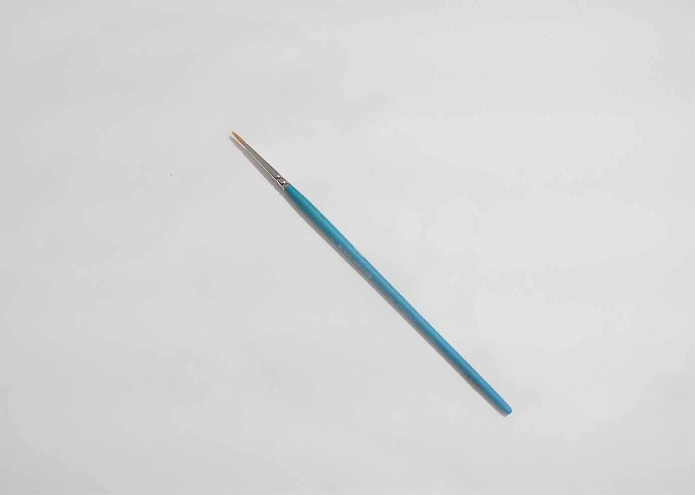 Raw photograph of a paintbrush